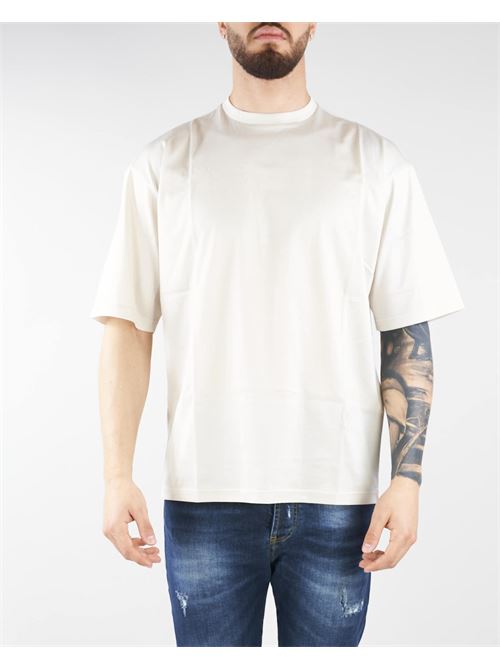T-shirt oversize con ricamo aquila in tono al fondo Low Brand LOW BRAND | T-shirt | L1TSS236451N073